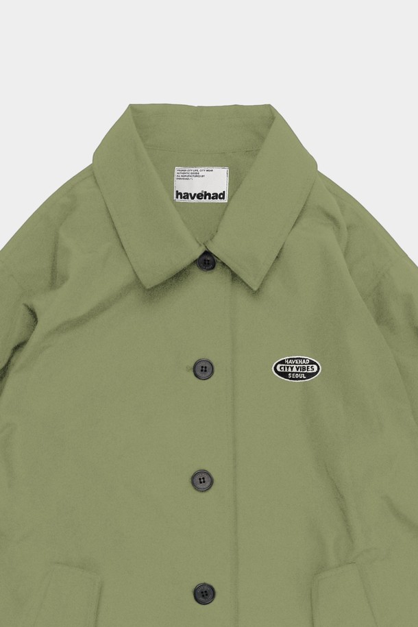 HAVE HAD - 셔츠형자켓 - City Vibes Coach Jacket Men(Light Olive)