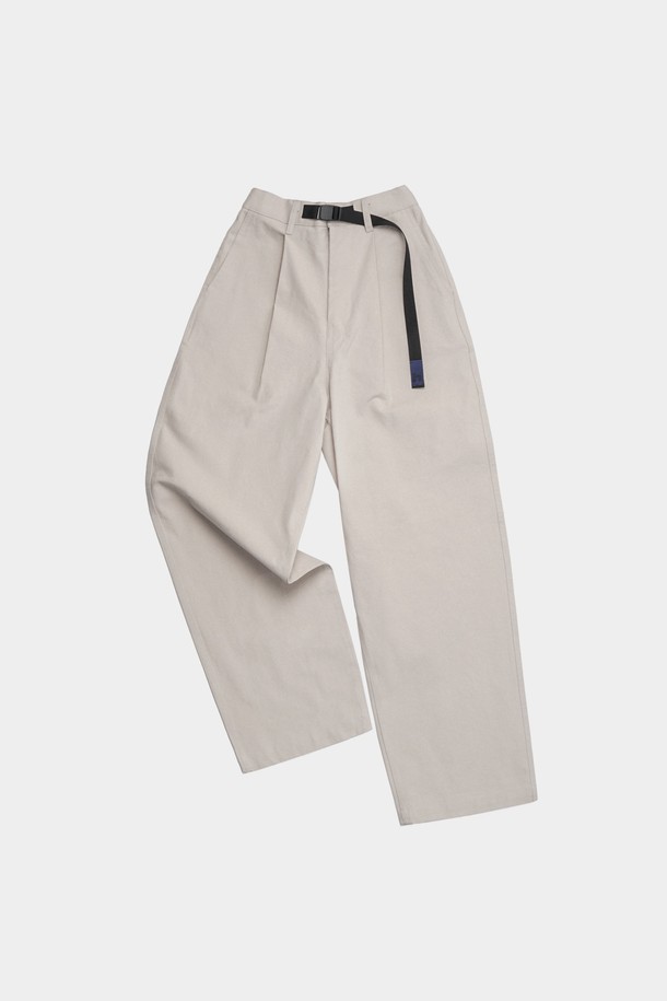 HAVE HAD - 롱/미디팬츠 - City Belted Pin-tuck Pants Women(Ecru)