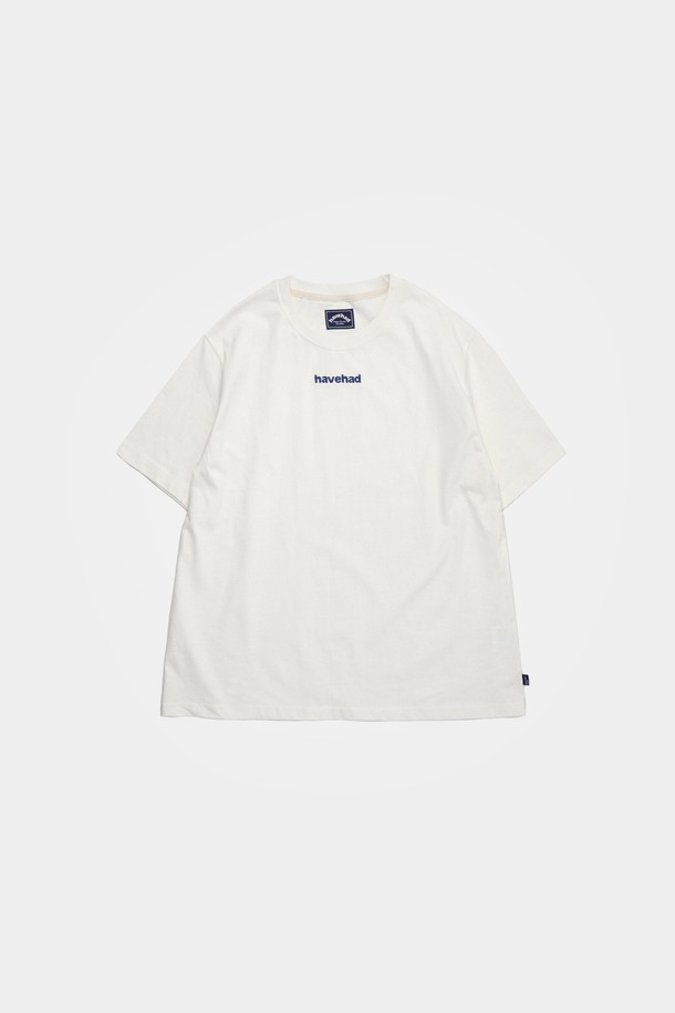 HAVE HAD - 반팔티셔츠 - Classic Logo Graphic Tee Men(White)