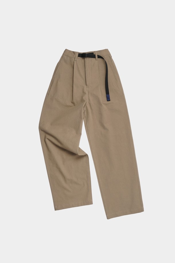 HAVE HAD - 캐주얼팬츠 - City Belted Pin-tuck Pants Men(Beige)