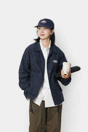 City Vibes Coach Jacket Women(Navy)