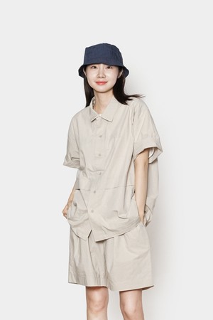 City Summer Easy Work Shirts Women(Beige)