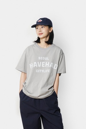 Citylife Logo Graphic Tee Women(Light Gray)