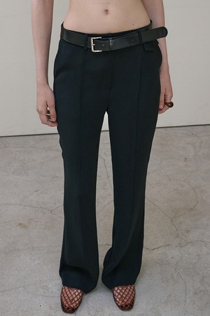 FLUID BOOTS CUT PANTS_BLACK