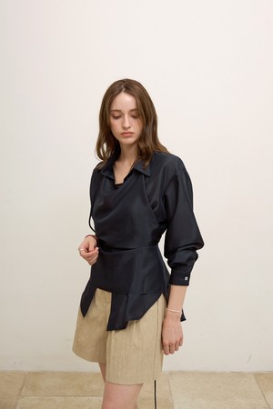 레이어드 뷔스티에 블라우스세트