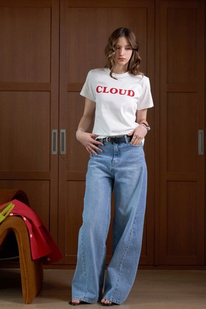 코튼 컬러 베이직티셔츠_WHITE