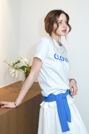 코튼 컬러 베이직티셔츠_GRAY