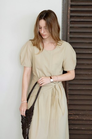 투웨이 스카프 원피스세트 BEIGE