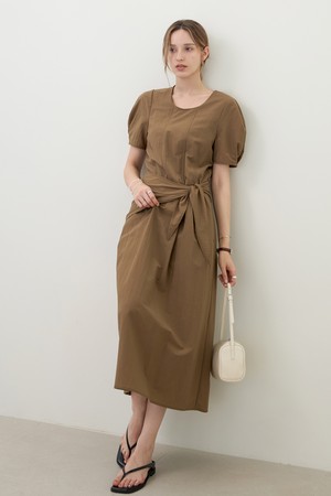 투웨이 스카프 원피스세트 BROWN