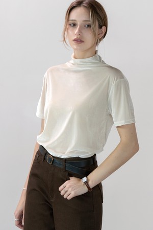 벨루아 소프트 하이넥티셔츠 BEIGE