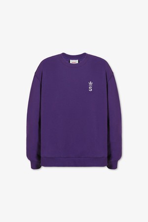 CROWN SYMBOL HOLOGRAM SWEATSHIRT PURPLE(퍼플)(공용)_PURPLE-a