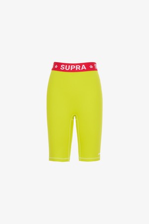 SUPRA WOMENS BIKE SHORTS NEON(옐로우)(여성)_YELLOW-a