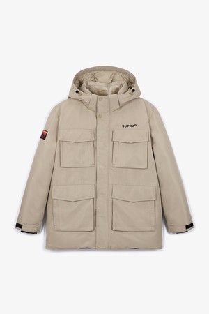 아웃도어 4포켓 미드 다운 패딩(베이지)(공용)_BEIGE-a