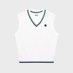 M 프레피 스웨터 베스트-a