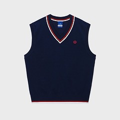 M 프레피 스웨터 베스트-a