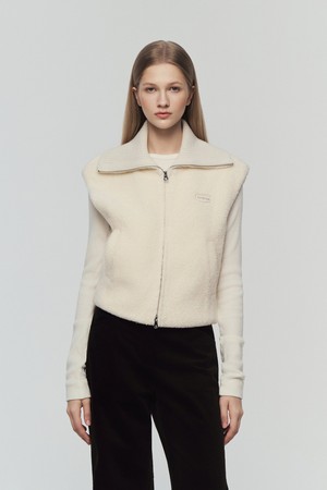 리스케 베스트(크림)(여성 베스트)_GREY-a