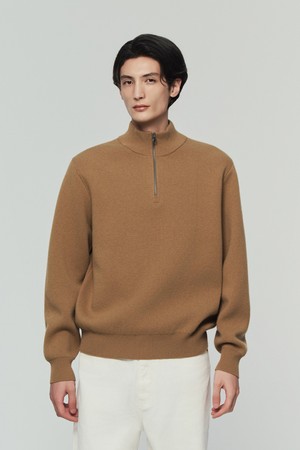 만토바(다크 카멜)(남성 니트풀오버)_CAMEL-a