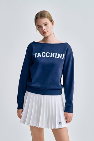 W 쿠쉬라이트 프렌치 보트넥 맨투맨_NAVY-a