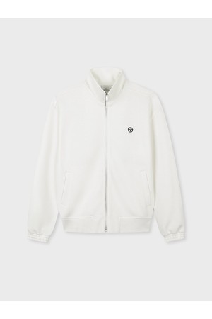 M 피케 저지 봄버 자켓_IVORY-a