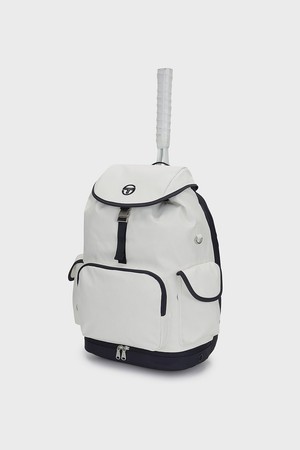 U 경량 플랩 백팩_WHITE-a