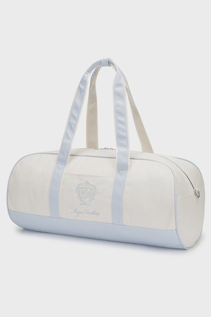 U 엠블럼 보스턴백_IVORY-a