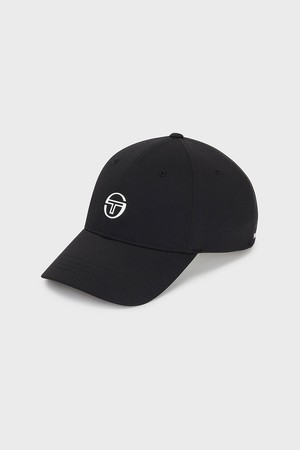 U 에센셜 폴리 볼캡_BLACK-a