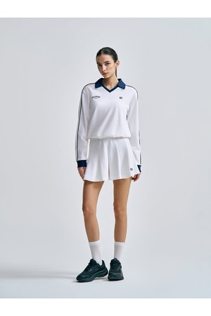 W 더블니트 플레어 쇼츠_WHITE-a