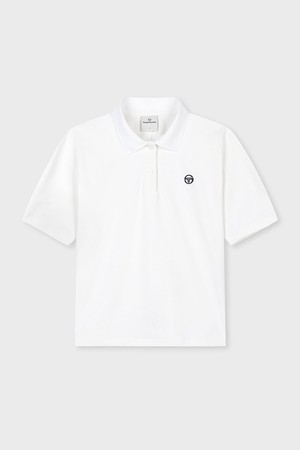 W 돌먼 우븐 폴로_WHITE-a