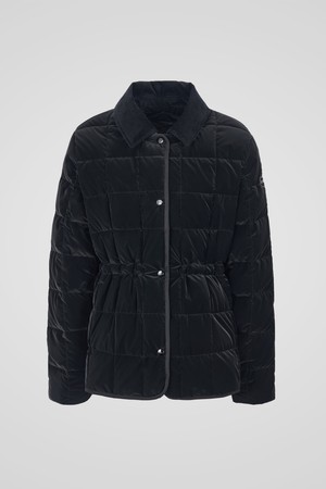 콜레다라 벨벳(라이트 블랙)(여성 다운점퍼)_BLACK-a