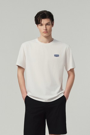 갈레세(라이트 아이보리)(남성 반팔티셔츠)_IVORY-a