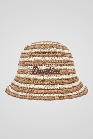 포살토 라피아(다크 카멜)(여성 햇)_BROWN-a