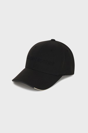 U 볼륨 자수 폴리 볼캡 (Black)