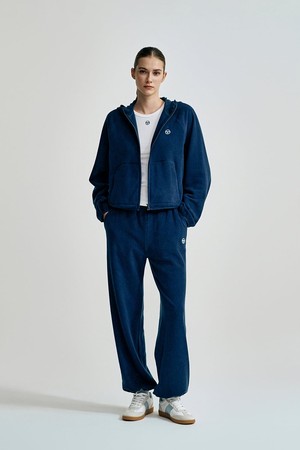 W 쿠쉬웜 플리스 루즈 조거 팬츠 (Navy)_NAVY-a
