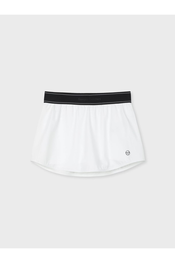 W 경량 우븐 스커트_WHITE-a