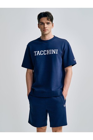 M 쿠쉬라이트 프렌치 반팔 맨투맨_NAVY-a