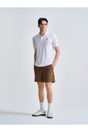 M 프레쉬닷 우븐 6인치 쇼츠_BROWN-a