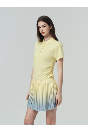 W 돌먼 사이드 스트링 플레잉 폴로_YELLOW-a