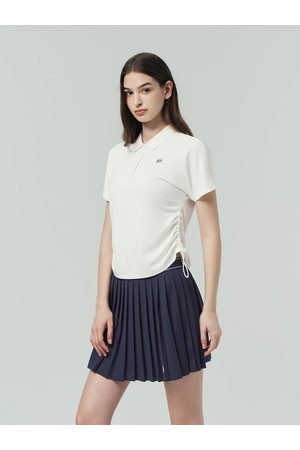 W 돌먼 사이드 스트링 플레잉 폴로_WHITE-a