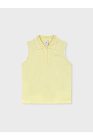 W 클래식 슬리브리스 폴로_YELLOW-a