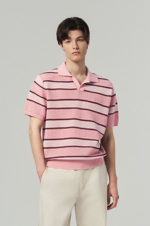 프레자네(핑크)(남성 니트풀오버)_PINK-a