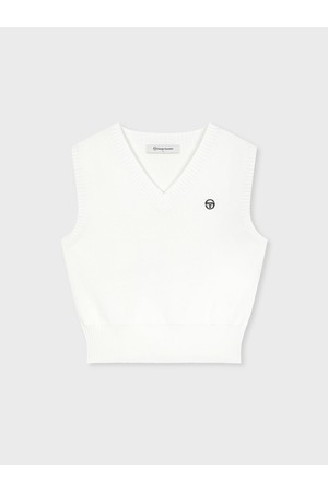 W 60th 티핑 스웨터 베스트_WHITE-a