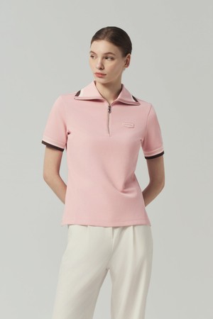 룽가라(핑크)(여성 반팔카라티셔츠)_PINK-a