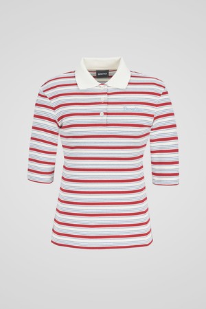 로카라 폴로(레드)(여성 반팔카라티셔츠)_RED-a