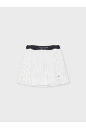 W 플라잉 언밸런스 플리츠 스커트_WHITE-a