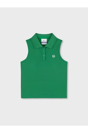 W 립 슬림 슬리브리스 폴로_GREEN-a