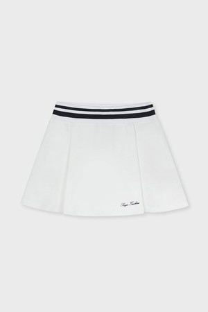 W 타키니 60th 플레어 스커트 (White)_WHITE-a