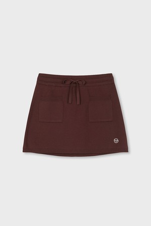 W 스웨터 니트 스커트 (D.Brown)_BROWN-a
