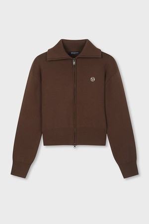 W 카라 스웨터 집업 (D.Brown)_BROWN-a