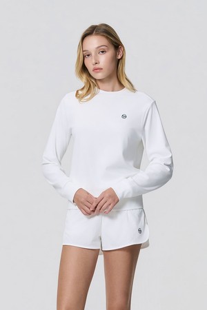 U 액티브 크루넥 맨투맨 (White)