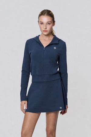 W 액티브 슬림 후드집업 (Navy)